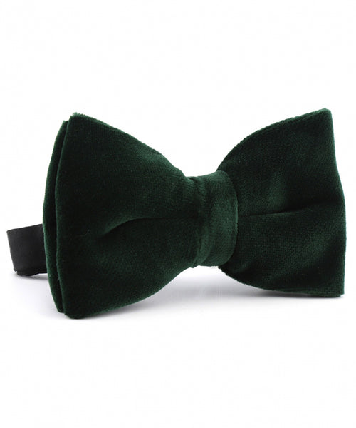 Fluweel velour bowtie | Groen