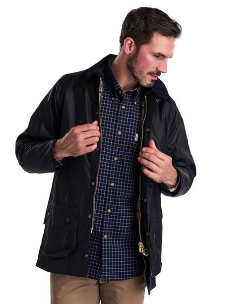 Waxed jacket Beaufort | Navy Blue