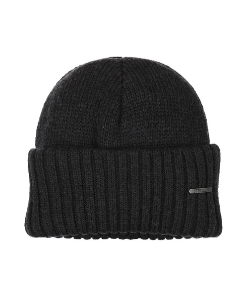 Stetson Beanie Merino | Anthracite Grey