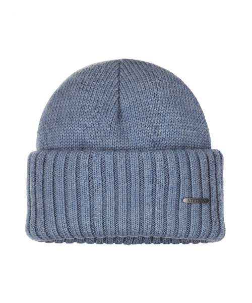 Stetson Beanie Merino | Licht Blauw