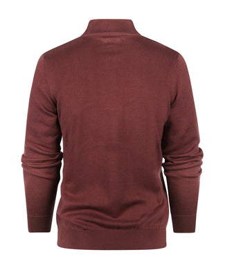 Barbour Cotton Half Zip Pullover | Rood