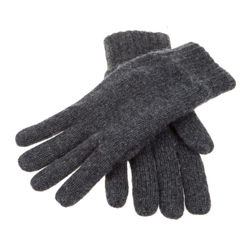 Warm Wool Mix Gloves | Anthracite Grey