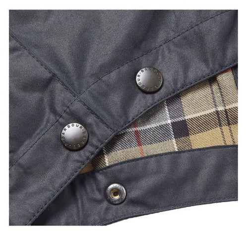 Barbour Wax Capuchon | Navy Blauw