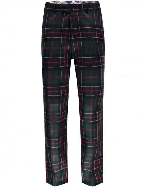 Chino Check Pattern Wool | Green