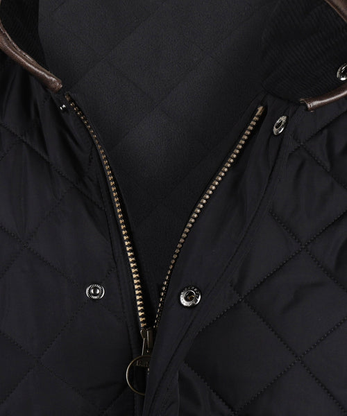 Barbour Quilted jacket Powell | Navy Blauw