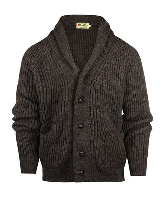 Swaledale Button Cardigan | Brown