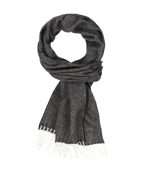 Scarf Wool 180x30 | Grey