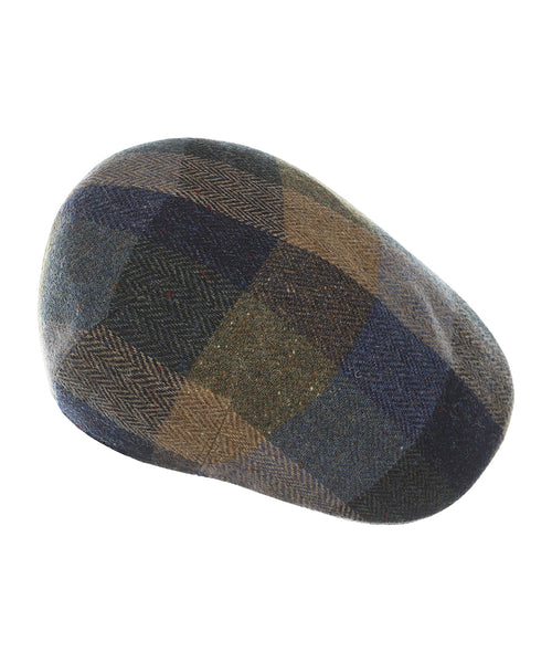 Cap Harris Tweed pet | Blauw