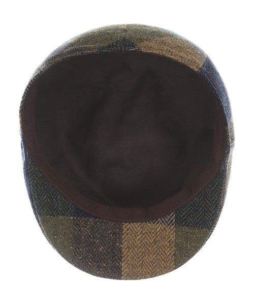 Cap Harris Tweed pet | Blauw