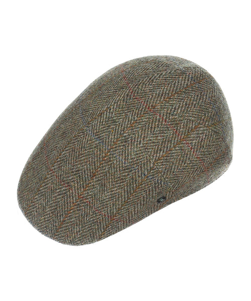 Cap Harris Tweed pet | Groen