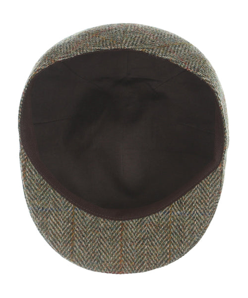 Cap Harris Tweed pet | Groen