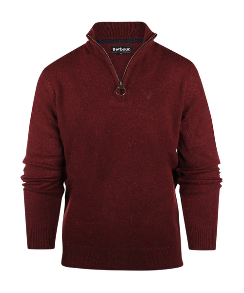 Trui Tisbury hoge rits | Bordeaux Rood