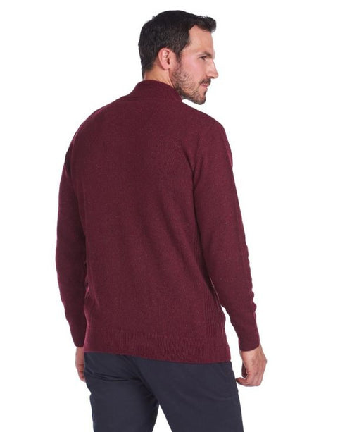 Trui Tisbury hoge rits | Bordeaux Rood