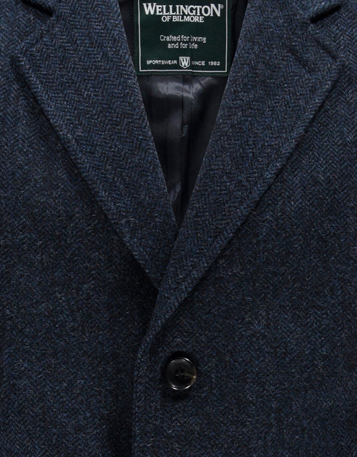 Long coat howard | Denim Blue