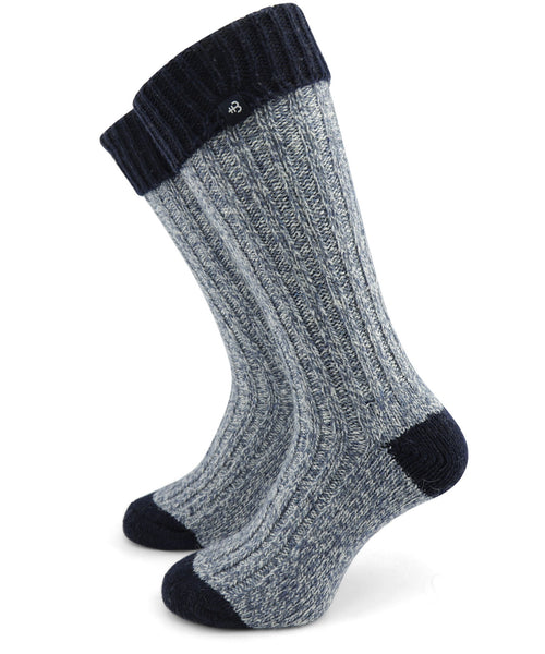 Holebrook Wool Blend Socks | Blue