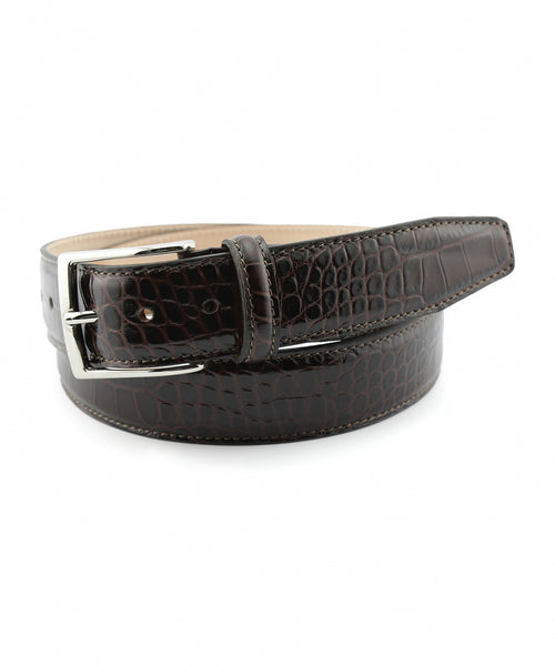 Riem Croco print | Bruin