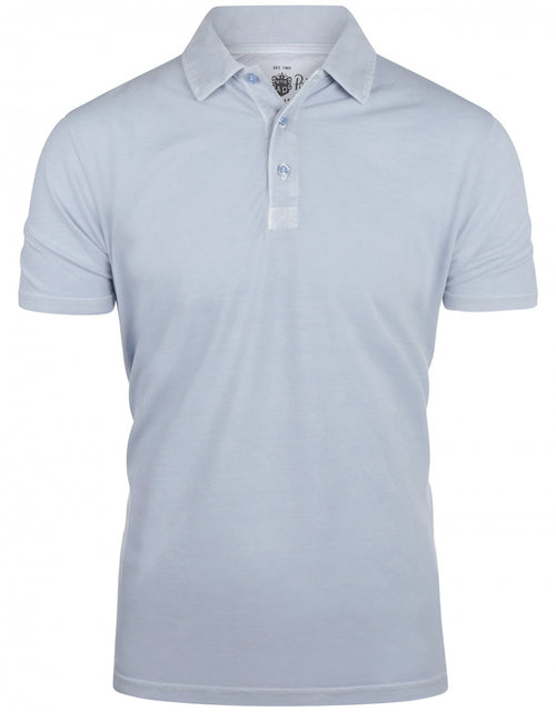 Polo washed short sleeve | Blue