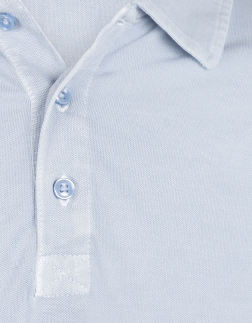 Polo washed short sleeve | Blue