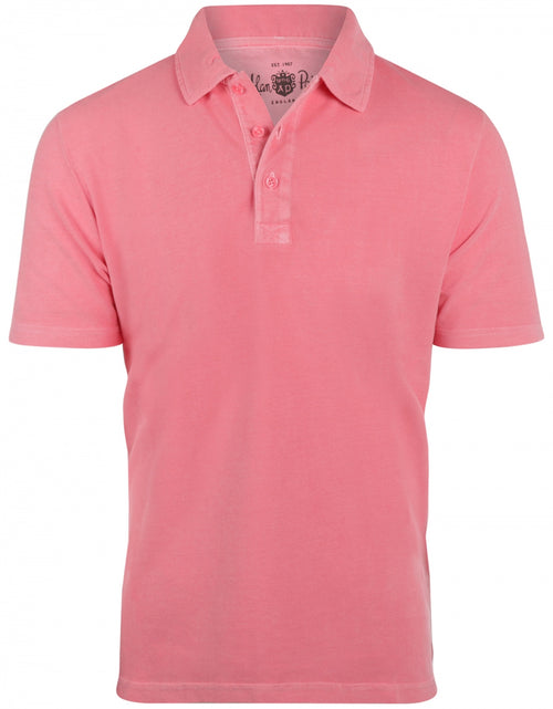 Polo washed short sleeve | Pink