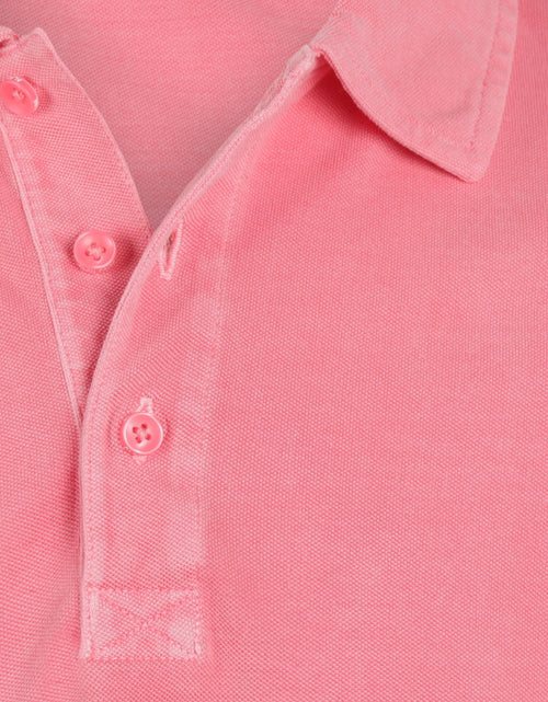 Polo washed short sleeve | Pink