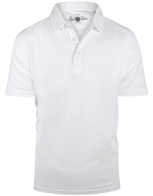 Polo washed short sleeve | White