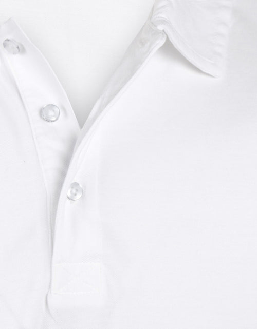 Polo washed short sleeve | White