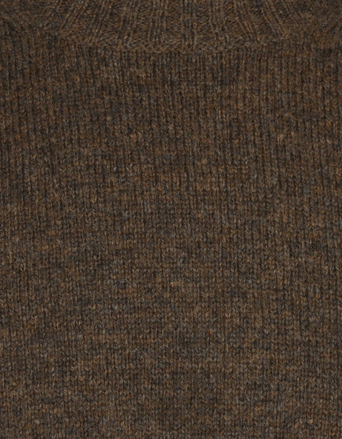 Alan Paine Shetland Pullover Ronde Hals | Groen