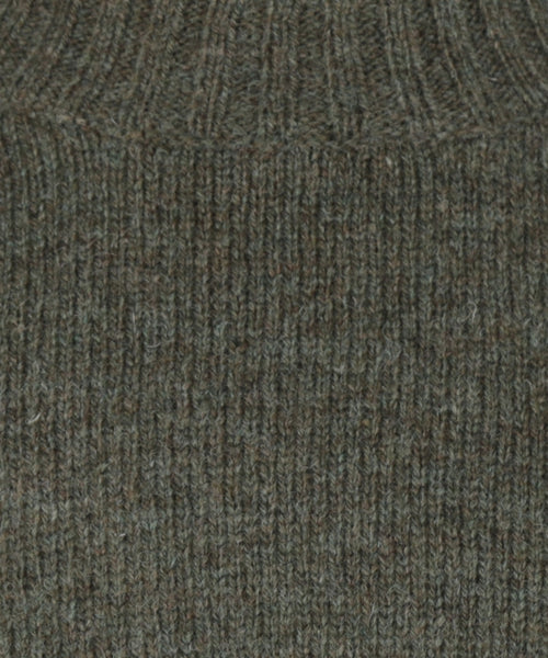 Alan Paine Shetland Pullover Ronde Hals | Groen