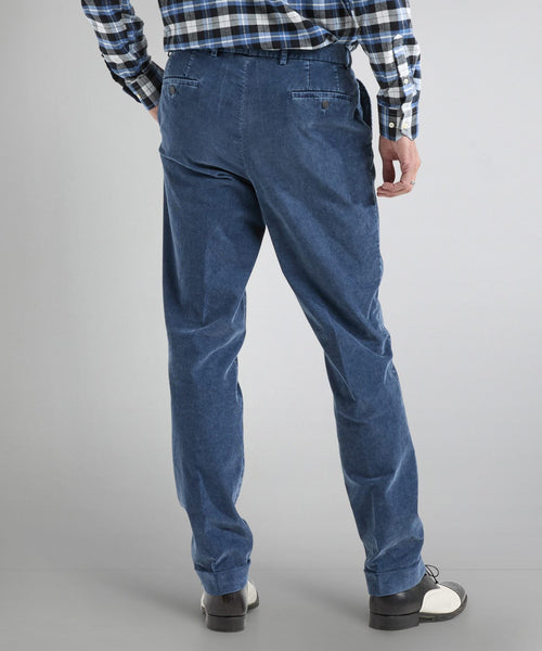 Liverpool Corduroy Trousers | Blue