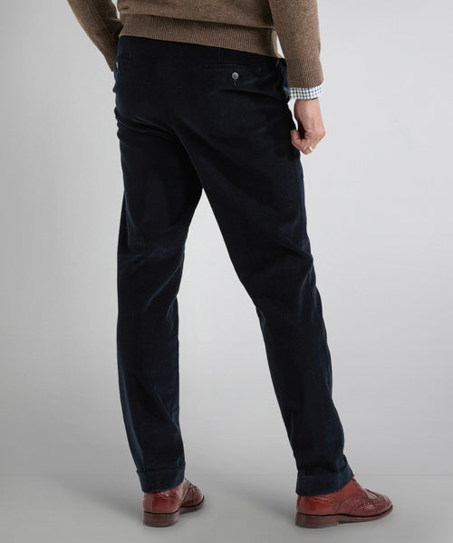 Liverpool Corduroy Trousers | Navy Blue