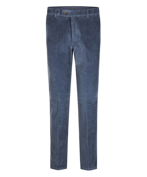 Chino Corduroy Bradford Brede Rib | Blauw