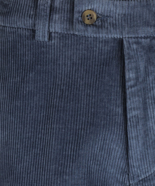 Chino Corduroy Bradford Brede Rib | Blauw