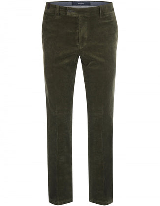 Chino Corduroy Bradford Brede Rib | Groen