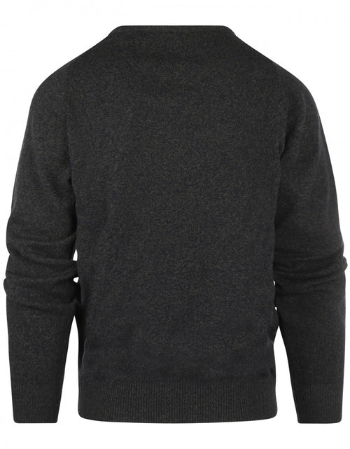 Pullover Lambswool round neck | Navy/Seaweed