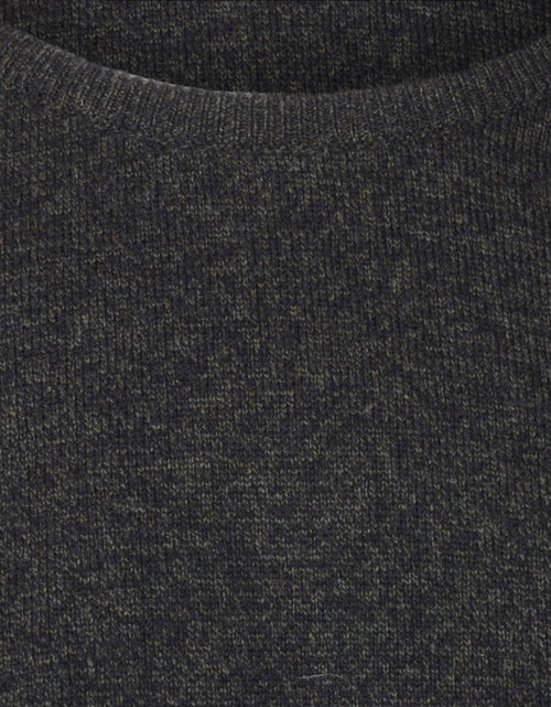 Pullover Lambswool round neck | Navy/Seaweed