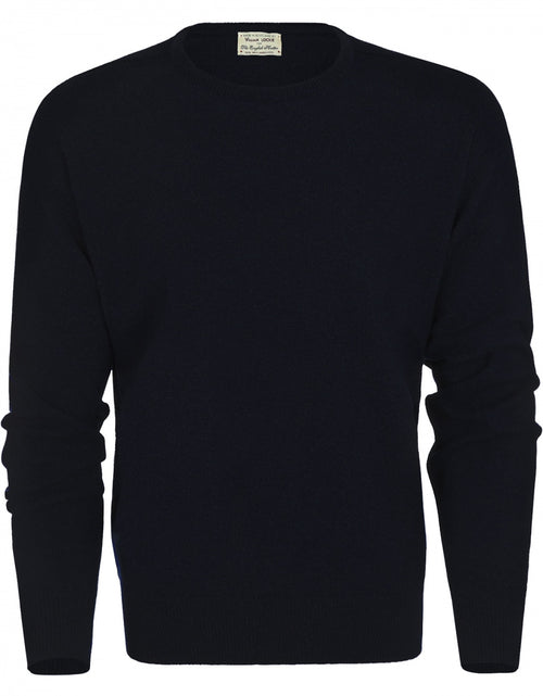 Pullover Lamswol ronde hals | Navy