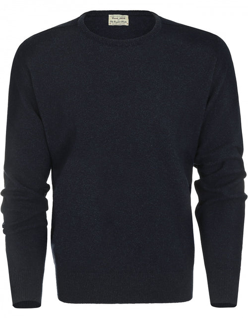 Pullover Lambswool round neck | Oxford Blue