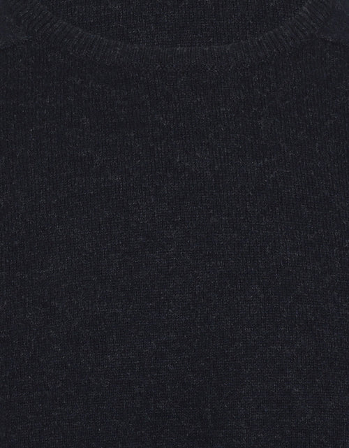 Pullover Lambswool round neck | Oxford Blue