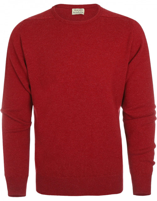 Pullover Lambswool round neck | Poppy Melange