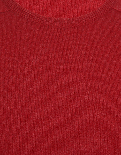 Pullover Lambswool round neck | Poppy Melange