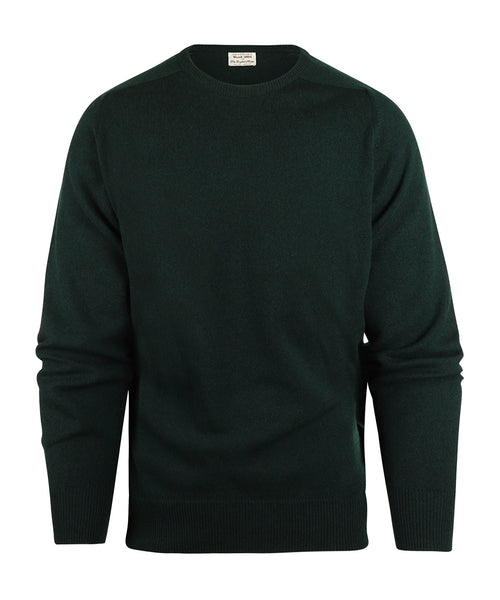 Pullover Lambswool round neck | Tartan Green