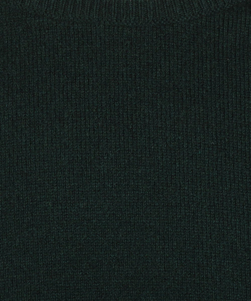 Pullover Lambswool round neck | Tartan Green