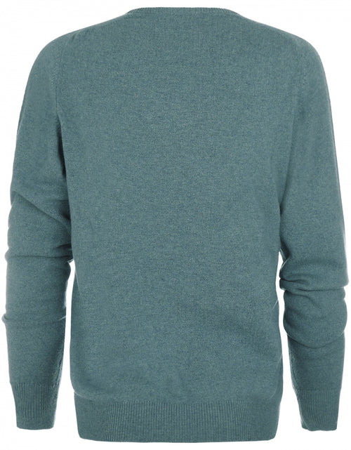 Lambswool round neck sweater | Caspian