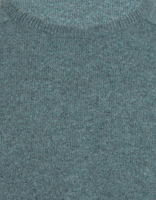 Lambswool round neck sweater | Caspian