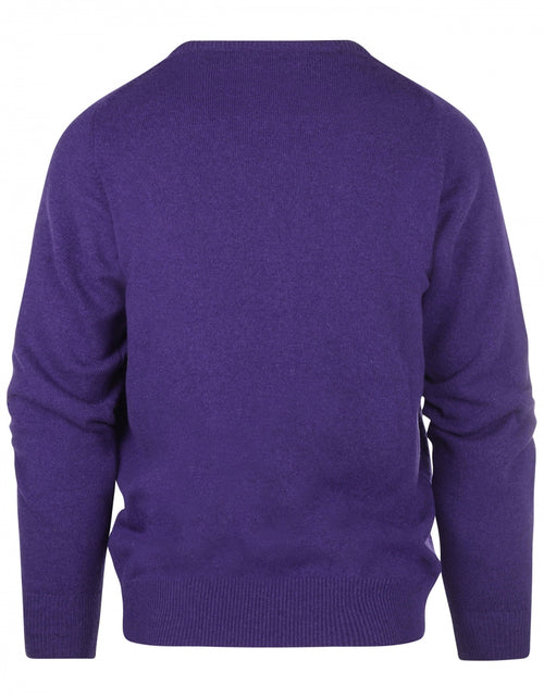 William Lockie Pullover Lamswol V-hals | Jacaranda