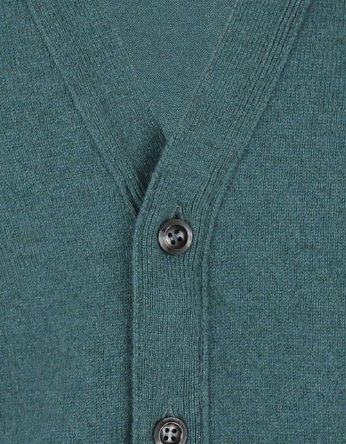 Button Vest Lambswool | Lovat