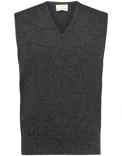 William Lockie Slipover Lambswool | Charcoal