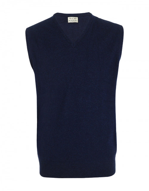 William Lockie Slipover Lambswool | Navy