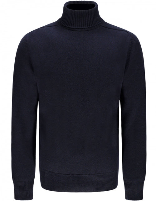 William Lockie Turtleneck Lambswool | Navy