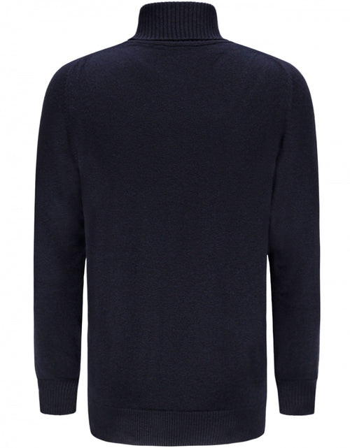 William Lockie Turtleneck Lambswool | Navy